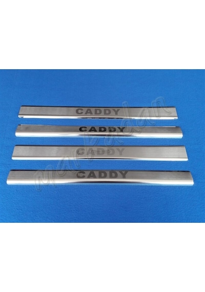 Vw Caddy Krom Kapı Eşiği 2004-2014 4 Parça Paslanmaz Çelik (512721532)