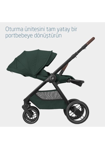 Maxi-Cosi Oxford Çift Yönlü Seyahat Sistem Olabilen Bebek Arabası Twillic Green