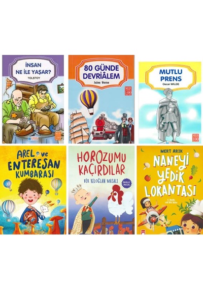 Naneyi Yedik Lokantası,horozumu Kaçırdılar Bir Keloğlan Masalı,arel Ve Enteresan Kumbarası Timaş Set