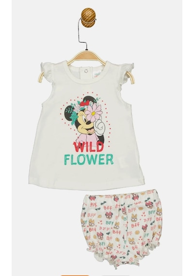 Minnie Mouse Lisanslı Ekru Kız Bebek Pamuk Alt Üst Takım Mn17338 Ekru Minnie Mouse Lisanslı Ekru Kız Bebek Pamuk Alt Üst Takım Mn17338 Ekru
