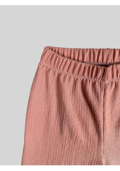 Pudra Bürümcük Bol Paça Pantolon 2062-3 Pudra