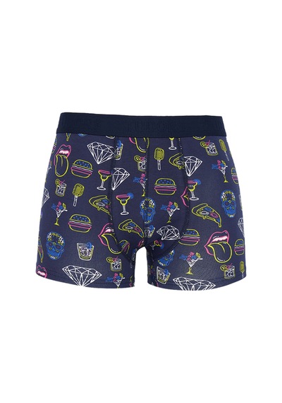Tudors Erkek 10'lu Likralı Pamuklu Esnek Kumaş Premium Seri Boxer-50517 Çok Renkli