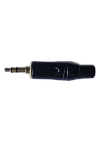 3.5 Mm Stereo Çivi Jak Lehim Tipi Fiş Kulaklık Aux Bilgisayar Ses Kablosu Giriş Tamir Jakı Siyah