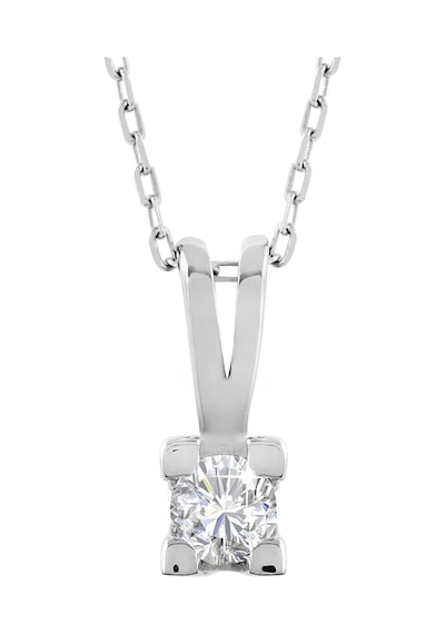 Chavin H Color 0.10 Carat Pırlanta Altın Tektaş Kolye  Cr53