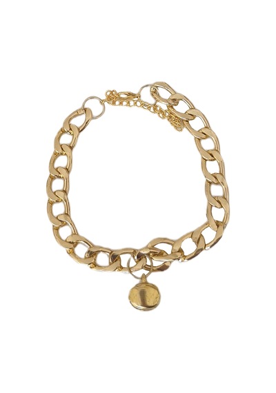Markapet Kedi Ve Köpek Lüx Zincir Kolye 25-30 Cm Medium Gold