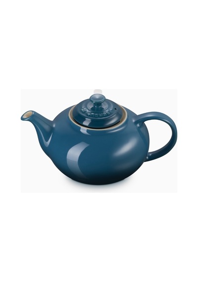 Le Creuset Paslanmaz Çelik Süzgeçli Seramik Çaydanlık, 1.3l Lacivert