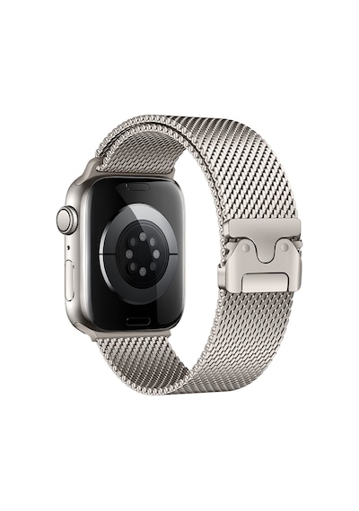 Tuva Teknoloji Watch 7 41mm Uyumlu Krd-121 Metal Hasır Kordon-gri