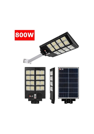Ayrex 800w Güneş Enerjili Solar Sokak Lambası Hareket Sensörlü Profesyonel Led Bahçe Aydınlatması