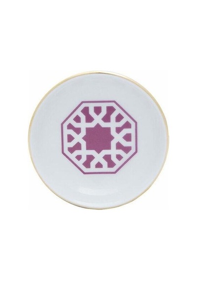 Porland Morocco Desen5 Fuşya Mini Kase 10CM - 1 Düzine 12 Ad