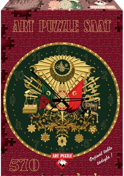 Art Puzzle  Osmanlı Arması 570 Parça Saat Puzzle