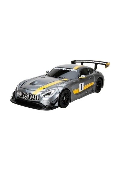 Mercedes Benz Amg Gt3 Dönüşebilen Uzaktan Kumandalı Sesli Ve Işıklı Araba - Sarı-gri