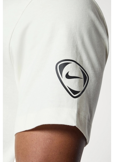 Nike Soccer Jersey Total 90 Print Tee Men's T-shirt Baskılı Erkek Tişört Krem
