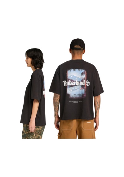 B0a5mqr0011-r Timberland Outdoor Photo Back Graphic Tee Erkek T-shirt Siyah B0a5mqr0011-r Siyah