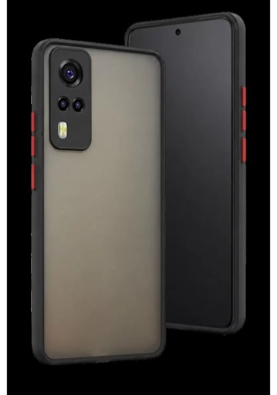 Vivo Y53s Kılıf Montreal Silikon Kapak - Siyah