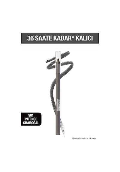 Maybelline New York Tattoo Liner Jel Göz Kalemi 901 Intense Charcoal