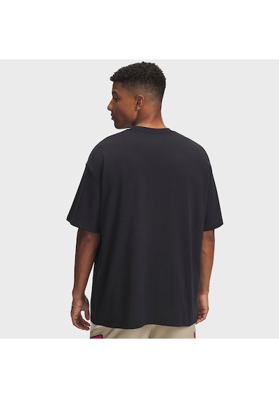 Under Armour Heavyweight U Logo Erkek Siyah Tişört SIYAH