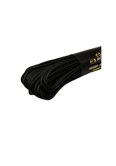 Mg Ropes Polyester Paracord İp 4 Mm Siyah 30 Metre Siyah