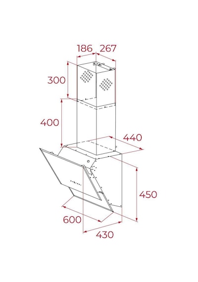 Teka TVT 60 Davlumbaz - İKNOB IT 6450 İndüksiyon Ocak- HLB 840 SS Fırınlı İndüksiyonlu Ankastre Set