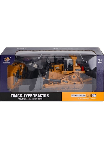 689-367 Kumandalı Sesli Işıklı Bulldozer -gepettoys Sarı