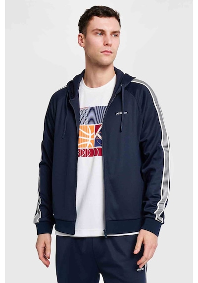 Lescon Erkek Basketbol Fermuarlı Kapüşonlu Sweatshirt 26b-1052 Lacivert
