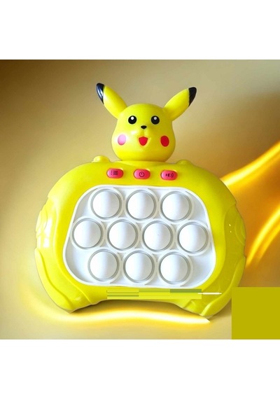 Popit Işıklı Sesli Oyuncak Popit Pikachu Duyusal Oyuncak