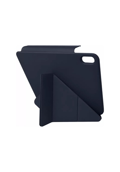 Mey İthalat Apple Uyumlu iPad 2025 10.9 10.nesil A16 Edz Manyetik Standlı Tablet Kılıfı - Lacivert Arka Kapak