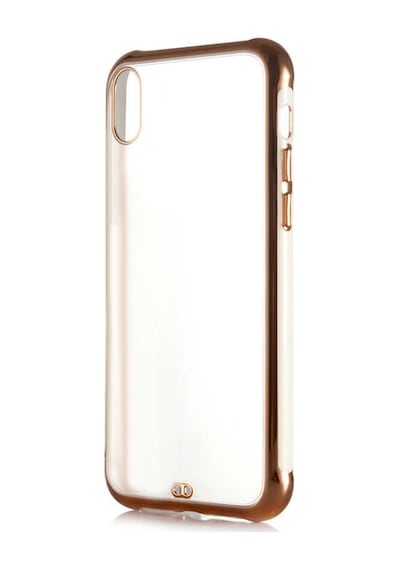Apple Uyumlu iPhone XS Max 6.5 Kılıf Zore Voit Altın Renk Tasarımlı Kılı