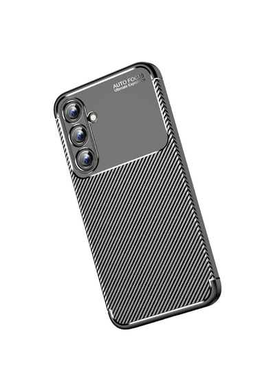 Magicool Samsung Galaxy Uyumlu A15 4g Kılıf Auto Focus Karbon Kapak - Siyah
