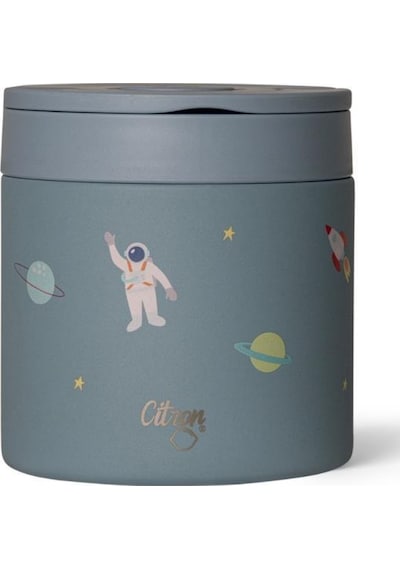 Citron Vakumlu Paslanmaz Çelik Yemek Termosu 350 Ml - Spaceship Gri