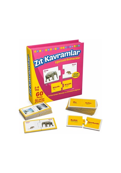 Eğlenceli Zıt Kavramlar Oyun Seti 1 Adet