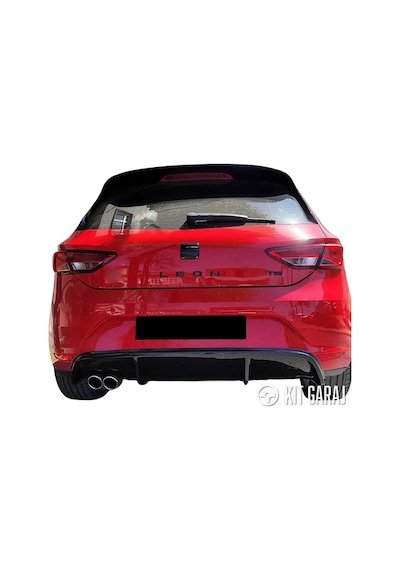 Kit Garaj Leon Mk3 Style Düz Difüzör Plastik 2012-2020 Boyalı