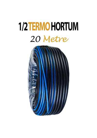 1/2 Lik Termo Bahçe Sulama Hortum Isıya Ve Basınca Dayanıklı 20 Metre Uzunluğunda Sert Hortum