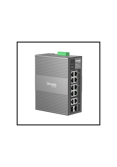 Omada Ies210gpp Industrial, 10 Port Gigabit, 6 Port Poe+, 2 Port Poe++, 2 Port Combo Sfp, 240w, Yöne