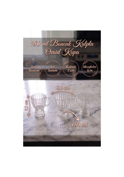 3'lü 180 Ml Boncuk Kulplu Kristal Cam Kupa Seti Kalın Cam Şeffaf Kahve Kupası Dekoratif Çay, Latte, Cappuccino Ve Türk Kahvesi Bardağı 8,5 X 7,5 Cm Şeffaf Şeffaf 3'lü 180 Ml Boncuk Kulplu Kristal Cam Kupa Seti Kalın Cam Şeffaf Kahve Kupası Dekoratif Çay, Latte, Cappuccino Ve Türk Kahvesi Bardağı 8,5 X 7,5 Cm Şeffaf Şeffaf