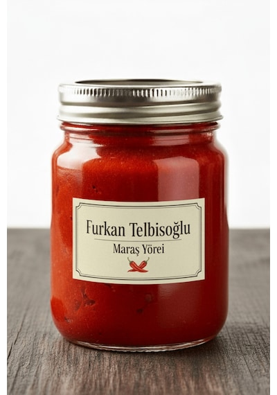 Furkan Telbisoğlu Maraş Yöresi Maraş Yöresi Tatlı Biber Salçası Katkısız Yöresel 5000gr Maraş Yöresi