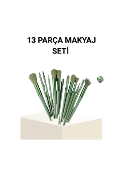 13 Lü Profesyonel Makyaj Fırça Seti Yumuşak Sentetik Kıllı, Tüm Cilt Tiplerine Uygun