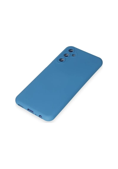 Samsung Galaxy M34 5g Kılıf Nano İçi Kadife Silikon - Mavi 0.2M-Çok Renkli