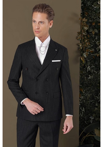 Efor Tk 884 Slim Fit Siyah Klasik Takım Elbise Siyah Efor Tk 884 Slim Fit Siyah Klasik Takım Elbise Siyah