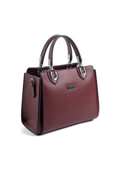 Silver Polo Sp1133 Kadın El Çantası Düz Bordo-bordo