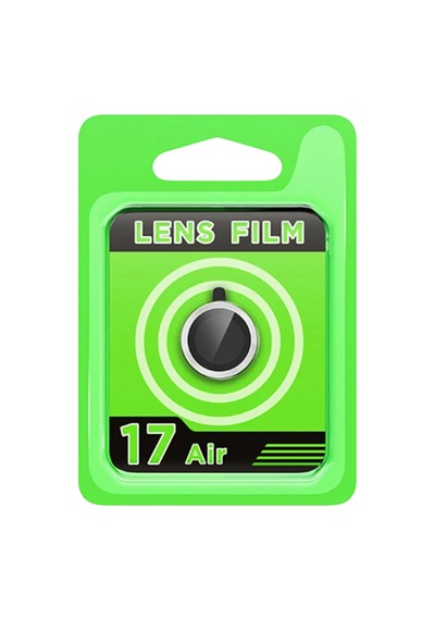 Newface - 763 - Apple İphone 17 Air Raze Metal Kamera Lens - Csmo-tex - - Gümüş