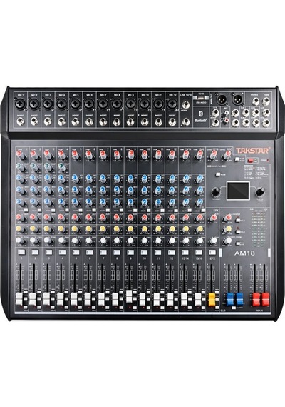 Takstar Am18 18 Kanallı Analog Stüdyo Mikseri