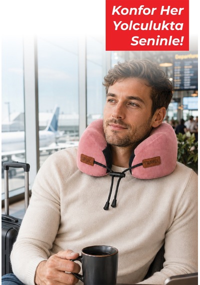 Viscofoam Cosy Ortopedik Seyahat Yastığı Visco Boyun Destekli Seyahat Yastığı