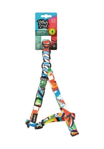 M-pets Urban Style Freestyle S Kilit Mekanizmalı Göğüs Tasması Göğüs 40 - 60 Cm Çok Renkli
