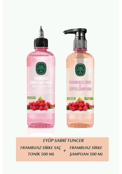 Eyüp Sabri Tuncer Frambuazlı Sirke Tonik+şampuan 500 Ml Saç Bakım Seti