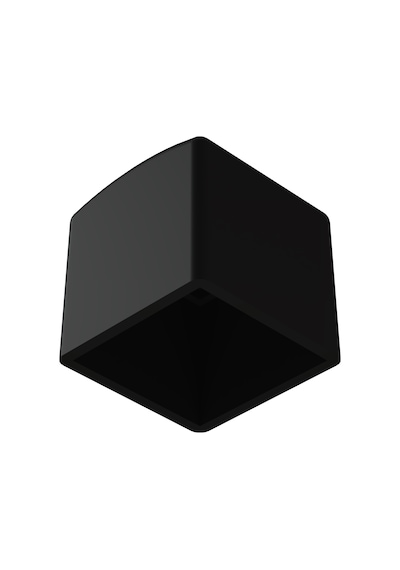 Cateksss 20x20 Mm Dış Profil Pabucu Siyah - 16 Lı Paket