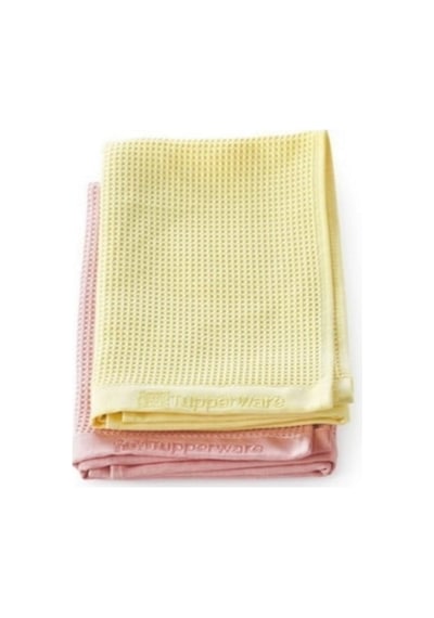 Mikrofiber Cam Bezi 2'li 40x40 Cm Sarı-pembe Diğer