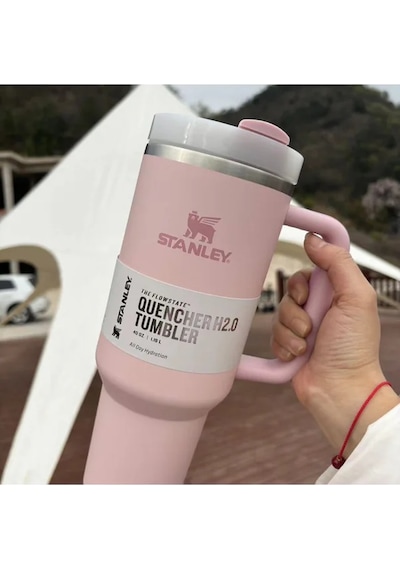 Stànley. Quencher Termos Pipetli Bardak 1,18 Lt Pembe Pembe