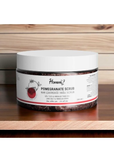 Nar Çekirdeği Yağlı Bitki Tanecikli Scrub, 250 Ml