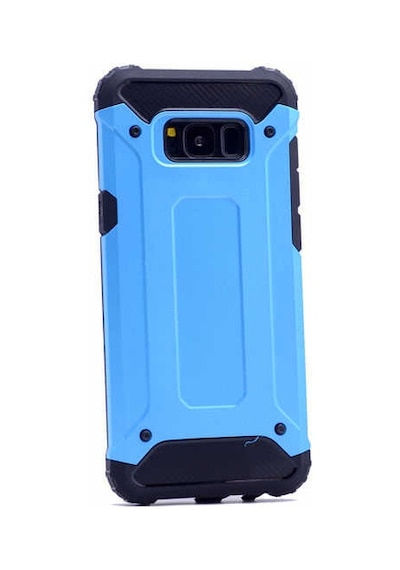 Noktaks Samsung Galaxy Uyumlu Note 8 Kılıf Çift Katman Zırh Tank Crash Military Kapak Mavi T2475