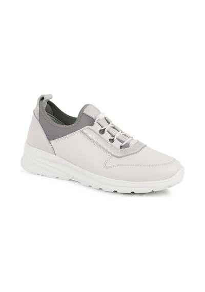 Libero L10.2272 Hakiki Deri Sim Garnili Pratik Lastik Bağcıklı Hafif Eva Taban Ekru Kadın Comfort Sneaker Libero L10.2272 Hakiki Deri Sim Garnili Pratik Lastik Bağcıklı Hafif Eva Taban Ekru Kadın Comfort Sneaker